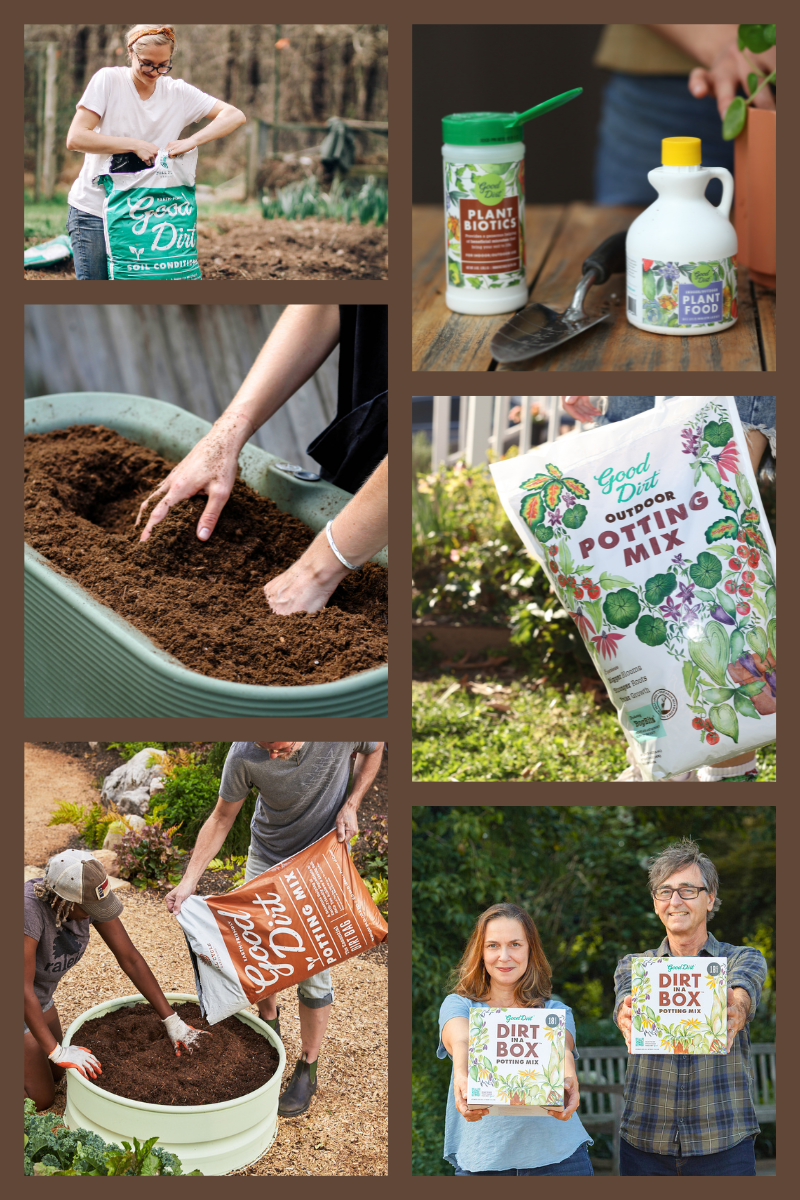 Good Dirt makes sustainable gardening products that are simple and effective.
