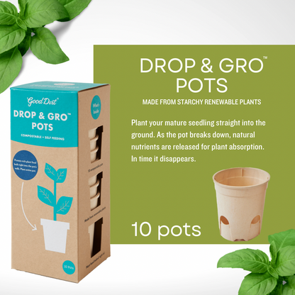 which pots are good for plants Good Dirt DROP & GRO Pots